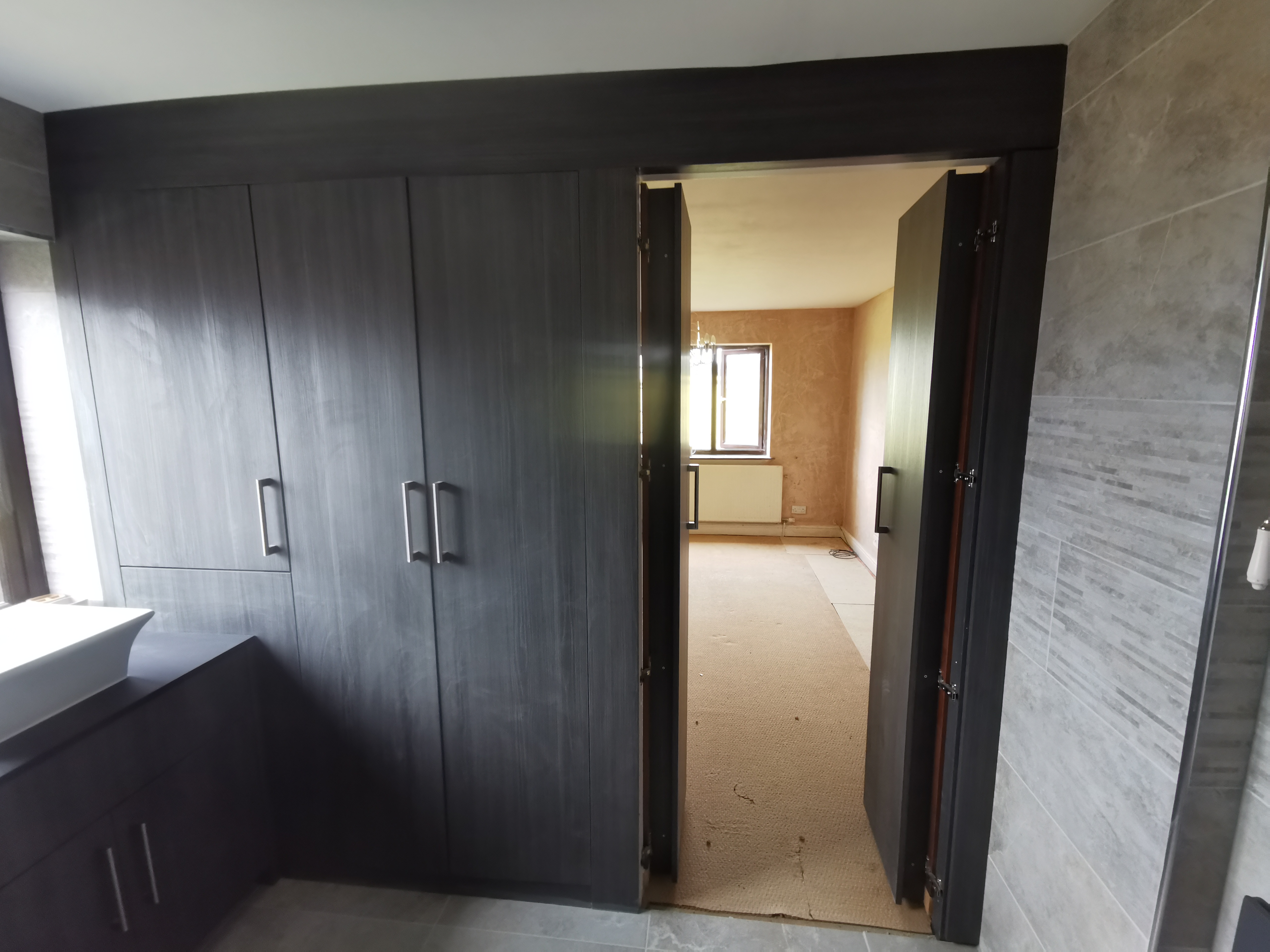 Bathroom Storage with Hidden Door